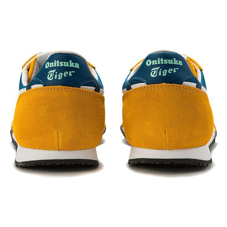 ONITSUKA TIGER Унисекс Желто-белые Ткань Serrano Комфорт Спорт Противоскользящие Износостойкие Низкие Повседневные Кроссовки 1183B389-400