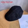 Womens Retro Suede Beret With Short Brim For Autumn And Winter Casual Looks