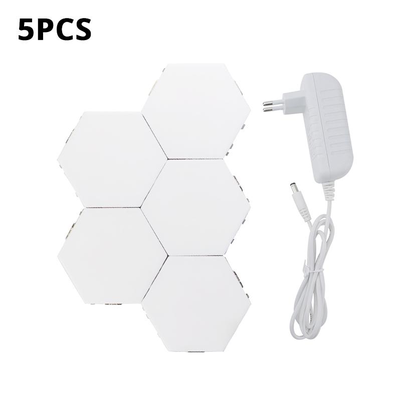 Квантовая лампа, светодиодная панель, магнитные шестиугольники, модульный сенсорный сенсорный светильник, DIY настенное креативное украшение, светодиодная краска