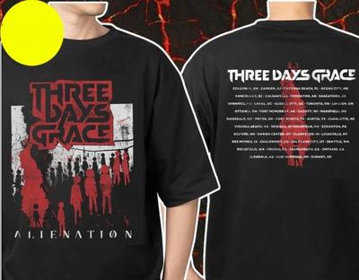 НОВЫЙ!!! Мерч-футболка Three Days Grace Alienation 2025 Tour
