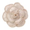 Цветочная брошь Элегантный декоративный аксессуар Декор Украшение для пальто Костюма Накидки Белый