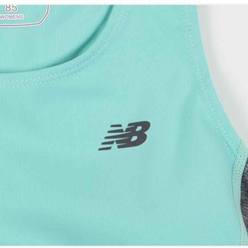 New Balance Женский топ-укороченный студийный цветной мятный