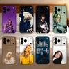 Знаменитая S-певица B-Билли Айлиш Чехол для телефона iPhone 17,16,15,14,13,12,11 Plus,Pro Max,SE4 Мягкий силиконовый Черный чехол