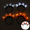 Halloween Ghost Headband Festive Atmosphere Glowing Pumpkin Toy