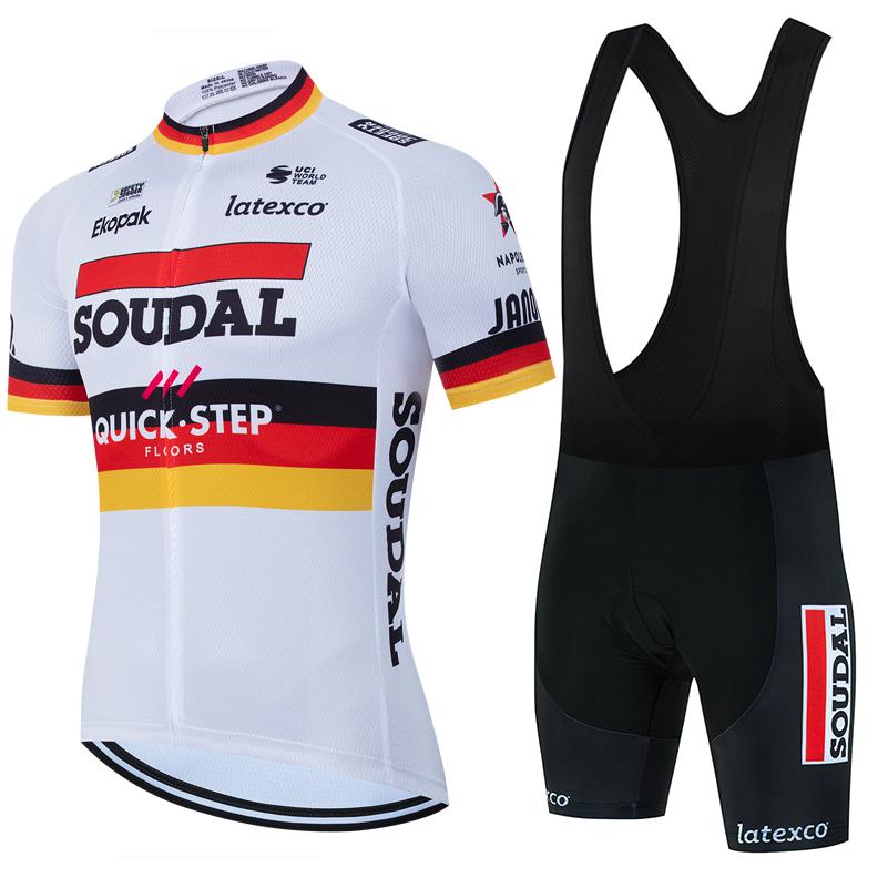 2025 SOUDAL Quick Step Велосипедные комплекты одежды Велосипедная одежда для MTB С короткими рукавами Велосипедная одежда Ropa Ciclismo Hombre Maillot