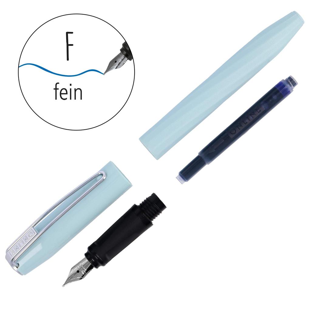 Online Fountain Pen F Fine Nib Slope Midnight Blue 26054 Officially Imported