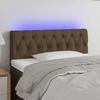VidaXL LED Headboard Bedroom Furniture Single Bed Accessory Headboard Interior Dark Brown 3121941