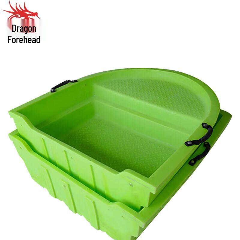 Портативная двуслойная складная рыболовная и спасательная лодка из ПЭ