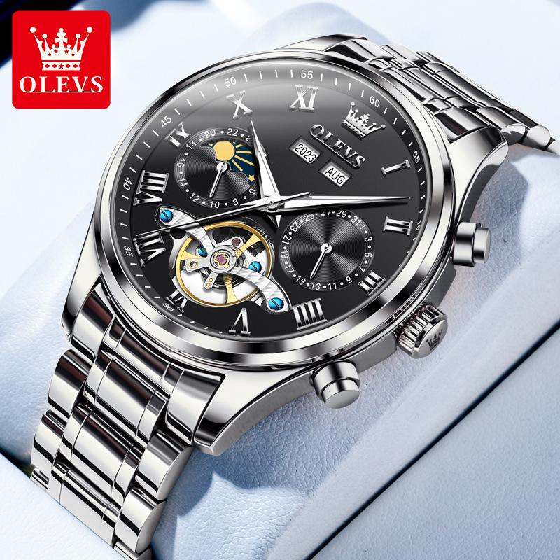 OLEVS New Multi-functional Mechanical Watch Automatic Business Trend Waterproof Men's Watch Men's Watch