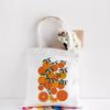 Orange Harvest Canvas Tote Bag for Women Cloth Cartoon New Cute Shopping Bags Female Party Handbag