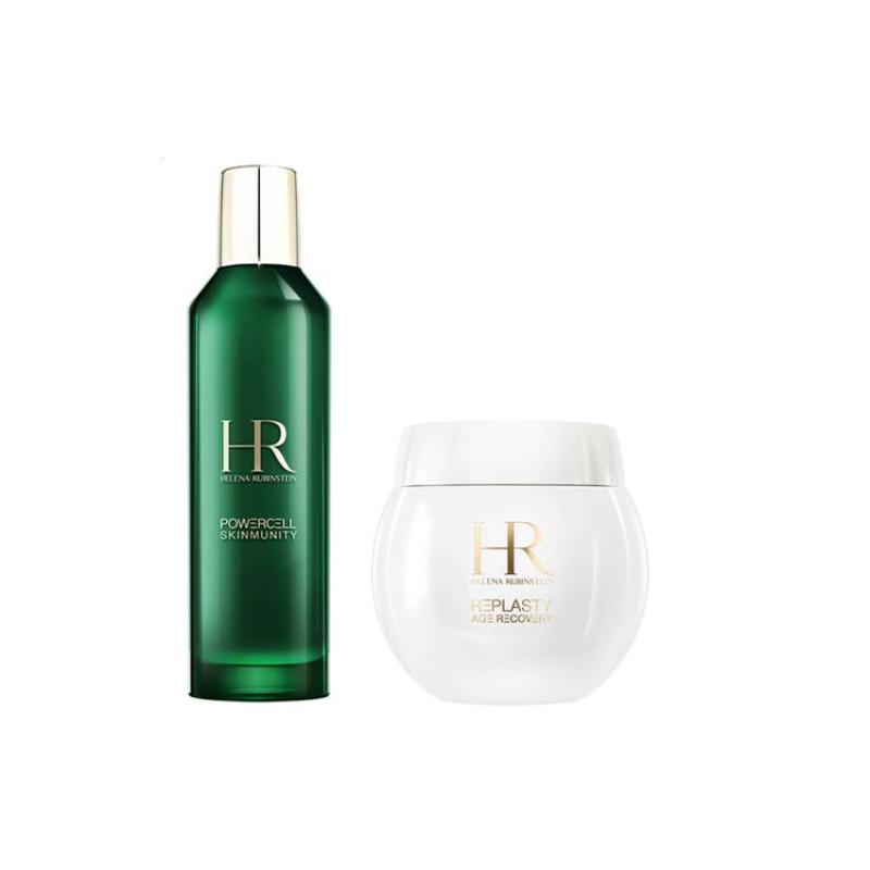 Helena Rubinstein Powercell Skinmunity Глубоко регенерирующая эссенция и Replasty Дневной крем для восстановления возраста