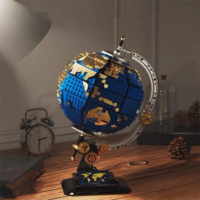 Creator Expert Earth Globe Sphere Model Модульные строительные блоки Игрушечная модель исследовать космическую серию подарки для детей и взрослых