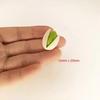 Hot Sale Artificial Food Vegetable Nut Flat Back Resin Cabochons for Mobile Case Hair Ornament and Home Decoration