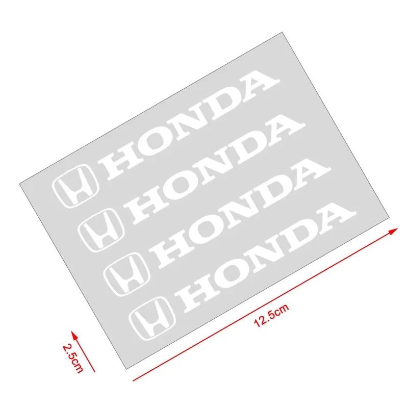 2025 Hot 4pc Car Styling Door Handle Stickers Tire Rear View Mirror Decals For Honda Civci CRV Accord Mugen Prelude FIT City CRZ