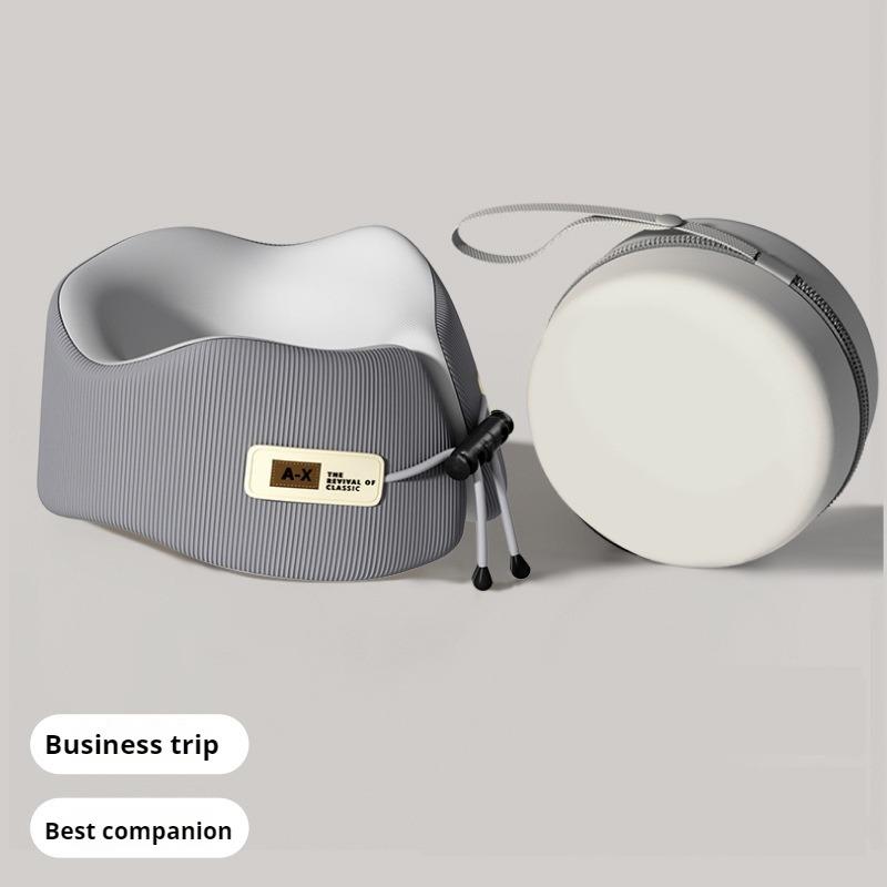 Memory Foam U-shaped Pillow Neck Support Travel Portable Business Sleeping Aid Airplane Pillow Neckrest U-pillow