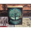 Leather Journal Tree of Life - Genuine Leather Notebooks For Women - Beautiful Journal For Sketches Book Traveling Book Blank Spell Book
