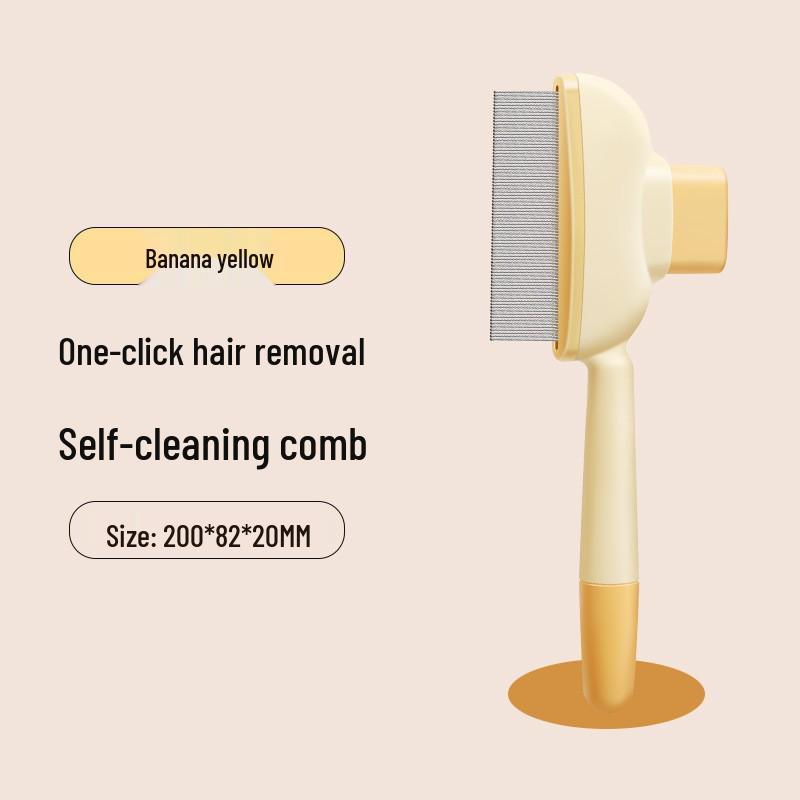 Питомец Расческа с мелкими зубьями для кошек и собак - Грабельная расческа с деревянной ручкой для удаления блох и распутывания