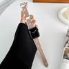 Кожаный ремешок для Apple Watch band 45мм 41мм 44мм 40мм 49мм 42мм Браслет-ремешок в стиле 'бабочка' iWatch Ultra 9 8 SE 7 6 5 4 3