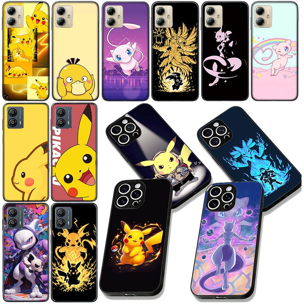 P-Pokemons GO P-Pikachus Mewtwo Phone Cover for Apple iPhone 12 13 Mini XS 11 Pro Max 7 8 Plus + XR 8+ X SE 2020 SE3 Case