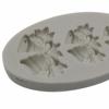 Силиконовая форма-колокольчик, 3D-эффект, изготовление выпечки, украшение, сделай сам, пищевая рождественская тема, рождественский трафарет