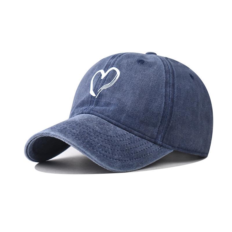 Cotton New Love Baseball Cap Men and Women Outdoor Personality Cartoon Big Love Cap