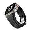 Rubber Band for Apple Watch Ultra 3 2 49mm Series 11 10 46mm 9 45mm Luxury Bracelet for iWatch 8 7 6 Se 44mm Fluororubber Strap