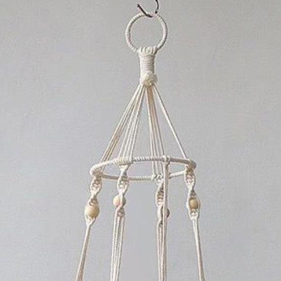 Cat Hammock Bed Handwoven Cat Hanging Basket Boho Cat Swing Bed for Indoor Cat Sleeping Playing Climbing Lounging