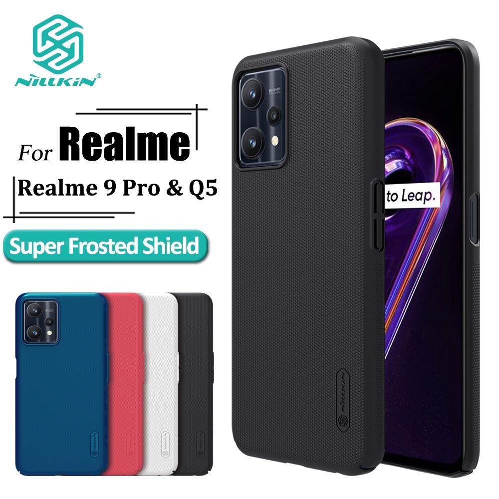 NILLKIN Супер матовый чехол для телефона Realme 9 Pro Realme Q5 5G, ультратонкий матовый жесткий чехол из ПК с защитой от отпечатков пальцев, противоударная задняя крышка