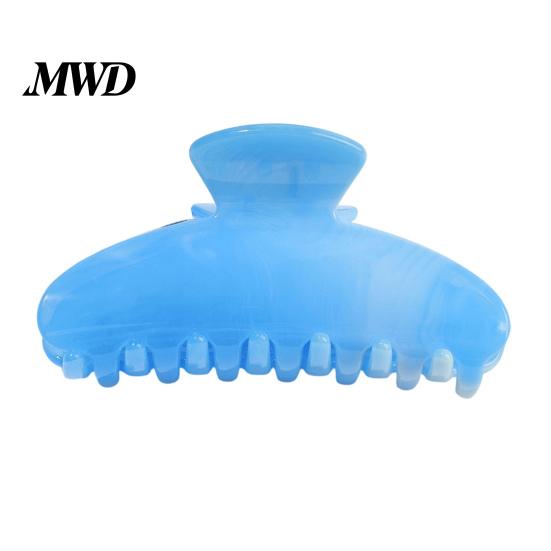 Gentle Pastel Hair Clip Back Head Claw, Macaron Color Shower Clip, Smooth Surface Large Long Claw Anti-Slip Teeth Accessory for Buns Commuting Travel