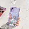 Японское аниме Расписной дом Пейзаж Чехол для телефона Для iPhone 16 15 Plus X XR XS Max 17 16 15 13 12 11 14 Pro Max Жесткий Матовый Чехол