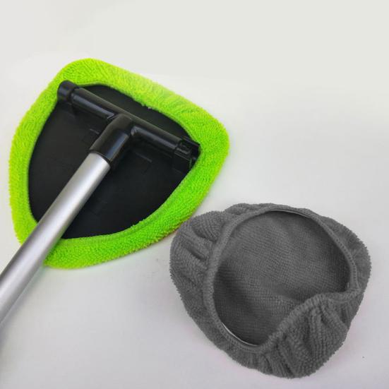 Инструмент для чистки лобового стекла Щетка для чистки автомобиля Выдвижная палка для чистки лобового стекла Очиститель автомобильных окон Ткань из микрофибры Щетка для мойки автомобиля