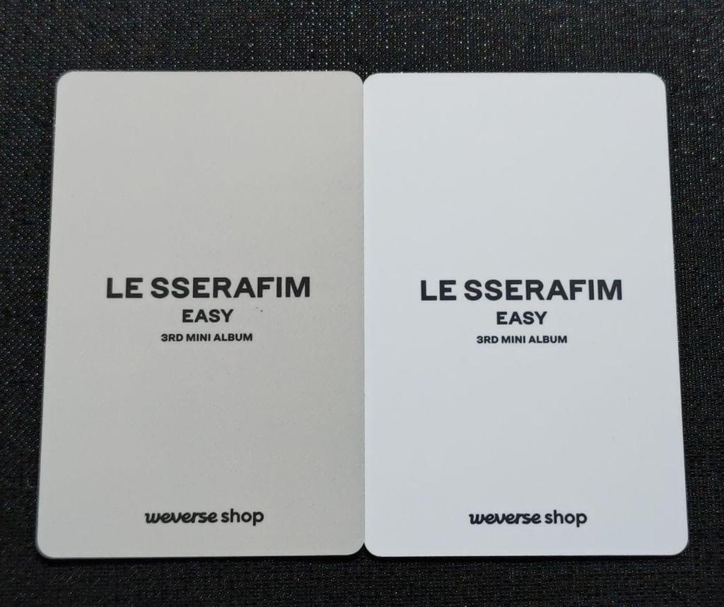 [USED] LE SSERAFIM EASY Weverse Global Bonus Sakura