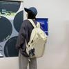 Рюкзак Корейский Стиль Минималистичный Однотонный Большая Вместимость Дорожный Школьный Рюкзак для Студентов Унисекс Повседневный Daypack