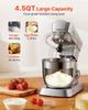 Stand Mixer, 4.3 L Electric Kitchen Mixer, 1300W Dough-Mixer, 6+P Speeds Tilt-head Food-Mixer with 1.5 L Blender Cup, Stainless Steel Bowl, Dough