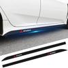 cxvngr1 Carbon Car Door Side Skirt Sill Stripe Sticker Decals Styling for Mitsubishi Outlander Lancer 9 ASX RALLIART Eclipse L200 Pajero