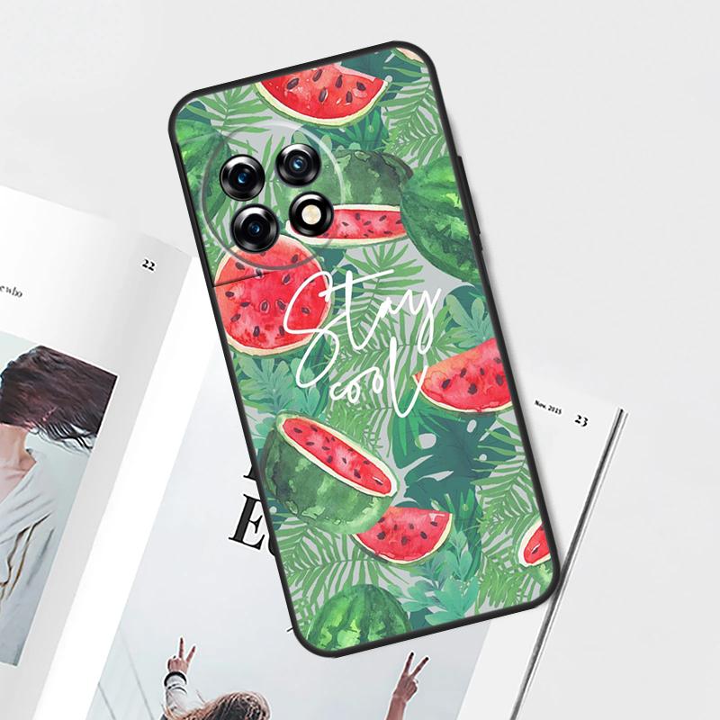 Милый летний арбузный чехол с фруктами для OnePlus Nord N30 N20 N10 CE 2 3 Lite 2T OnePlus 10T 12R 10R 8 9 10 Pro 11 12