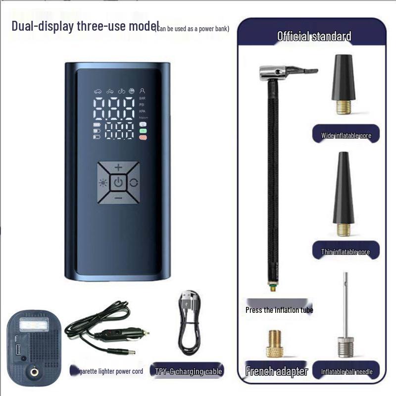 Портативный беспроводной цифровой дисплей умный насос для накачивания шин