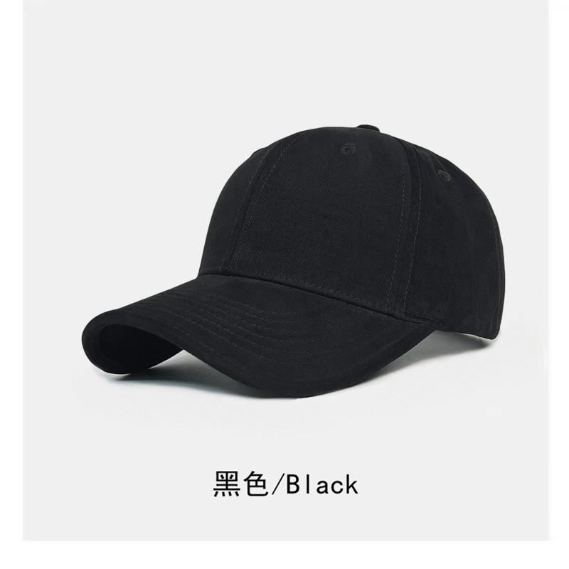 Top baseball cap women's wide brim big face suitable for enlarged and deepened peaked cap men