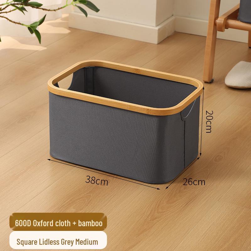 Elegant Foldable Laundry Hamper - Spacious Bathroom Storage Basket