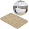 Soft Foam Bathroom Mat 50 X 80 Cm Beige - Super Soft Bathroom Mat, Anti-Slip, Quick-Drying