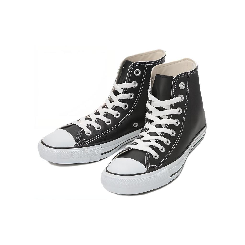 Converse All Star Кожаные Высокие Модные Нескользящие Прочные Высокие Кеды Скейтбордические Кроссовки Унисекс Черные 32044991