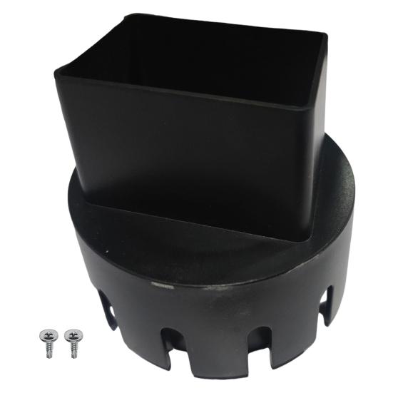 Универсальный адаптер для водосточной трубы, простая установка, улучшение дренажа воды, пластиковый водосточный желоб для удлинителя дренажной трубы