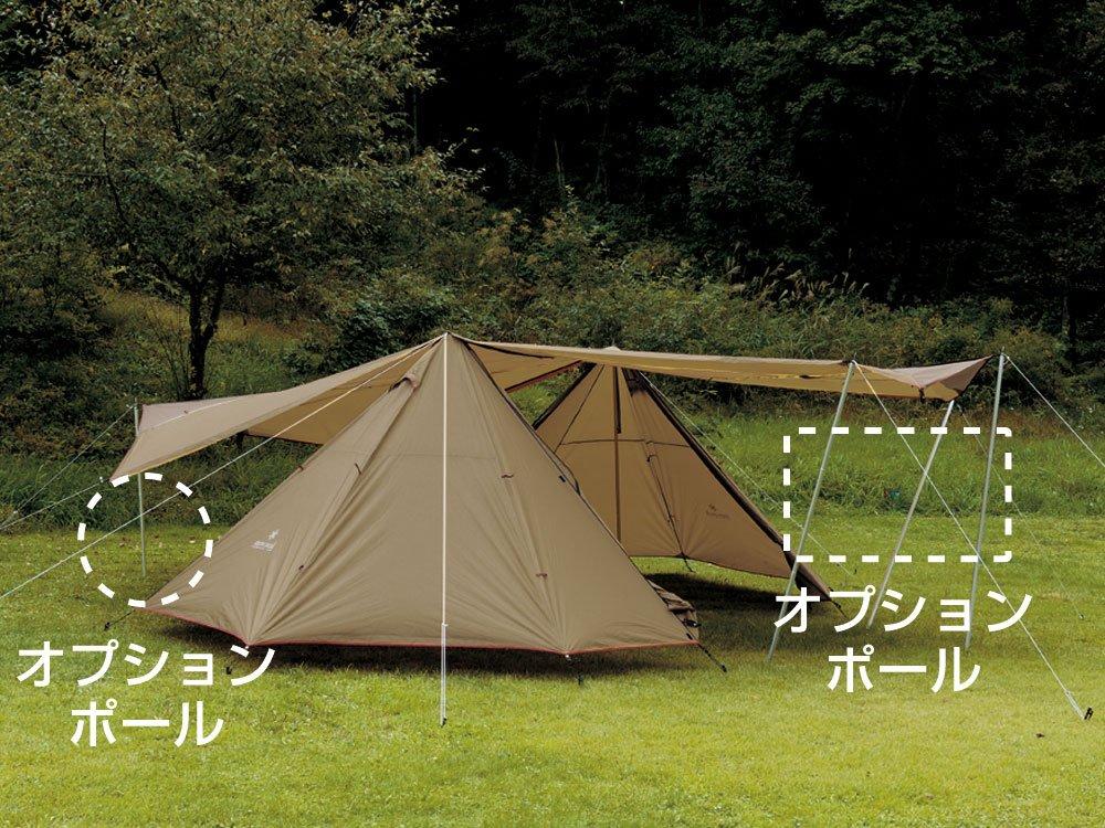 Snow Peak Tarp Land Station M Кемпинг на открытом воздухе для 4-6 человек Pro.air TP-815