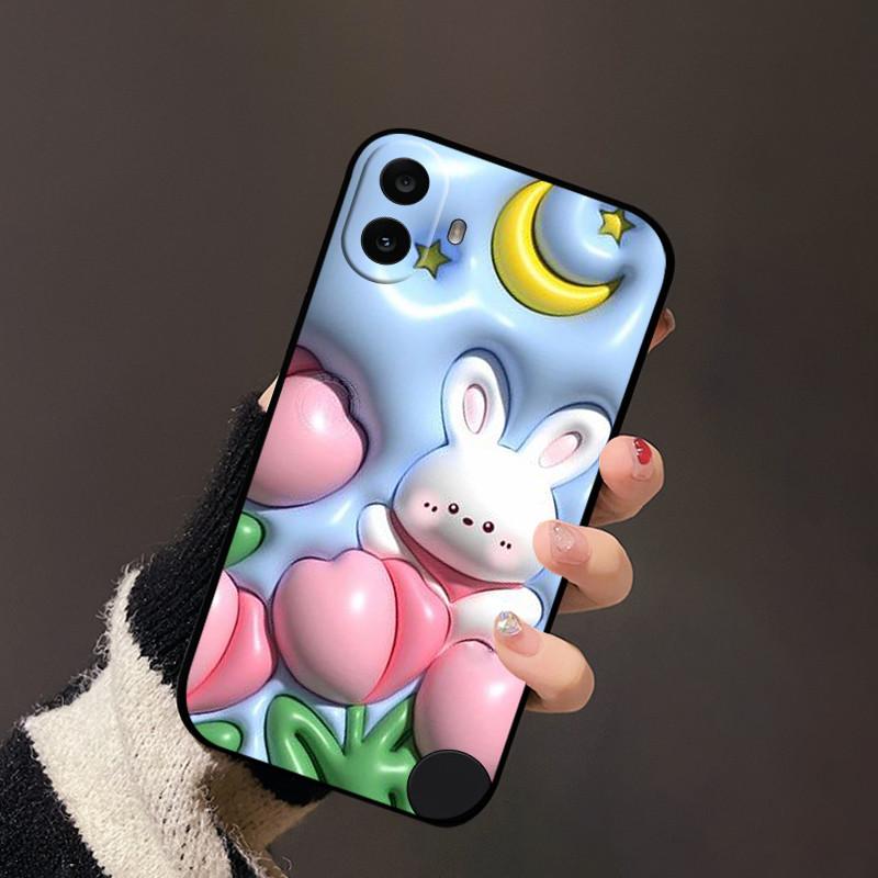Чехол для Nothing CMF Phone 1 Животные ТПУ Мягкий Силикон Задняя Крышка Чехлы для Телефона для Nothing CMF Phone1 one Ударопрочный Крутой funda