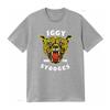 Iggy And The Stooges Cheetah Print T shirt FKQ7 vintage Washed Versatile homme Soft Casual graphic Stretched designer clothes