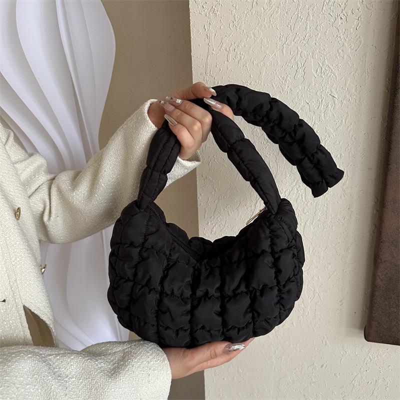 Simple and Fashionable Underarm Bag 2024 Autumn New Simple and Fashionable Shoulder Bag Women's Retro Large-capacity Tote Bag