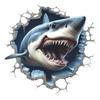 Fun-f86 Мультфильм Акула Дыра Туалет с ванной Ванная комната Домашний Декор Наклейка На Стену