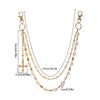 Sophisticated Long Pearls Waist Chain Handmade Pearls Belt Elegant Pants Chain Women Accessory Perfect for Sweater Dress