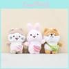 Plush Cozy Mini Dog Rabbit Cat Keychain Doll Backpack Toy Perfect Gift Idea