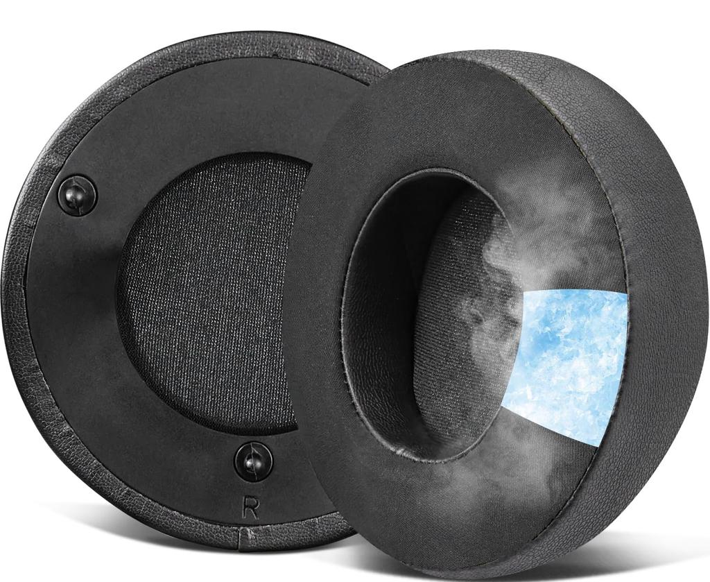 SOULWIT Cooling Gel Pad Ear Pad Ear Cushion for Razer Thresher Edition Gaming Headset Replacement Pad Cooling Pad Noise Isolation Foam Black